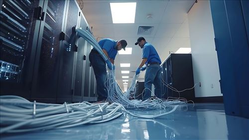 ניקוי חדרי סרברים ומתקנים רגישים